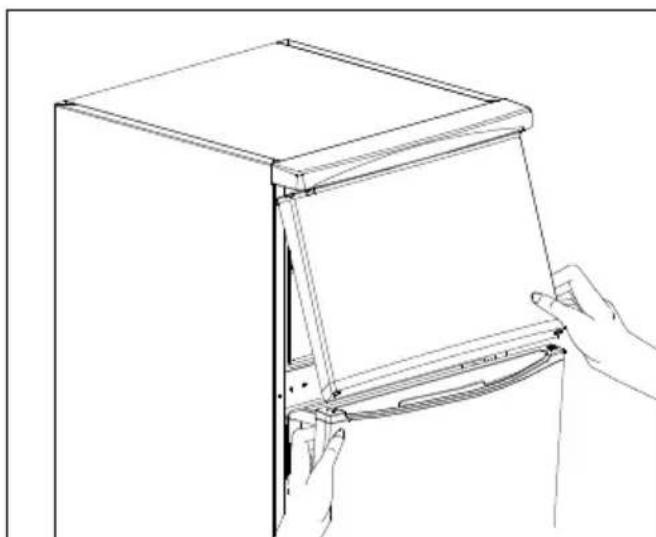TECHWOOD TK280SOFA - Inversion de la porte - 2