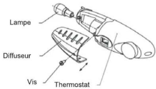 VALBERG VAL 2P 302 A+ BHC - REEMPLACEMENT DE L'AMPOULE D'ECLAIRAGE - 1