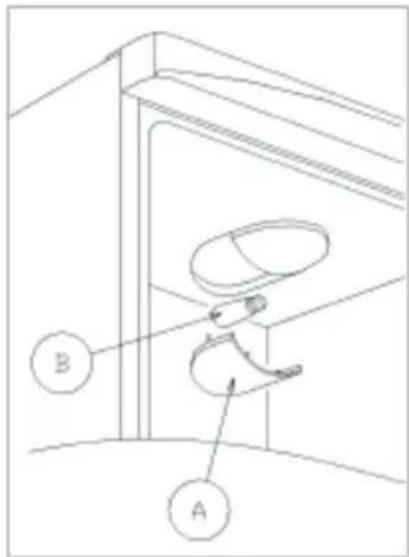 HIGH ONE HIG CB245A - Remplacement de l'ampoule du réfrigérateur - 1
