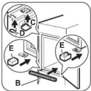 FAURE FBB28468SV - Installation de l'appareil - 7