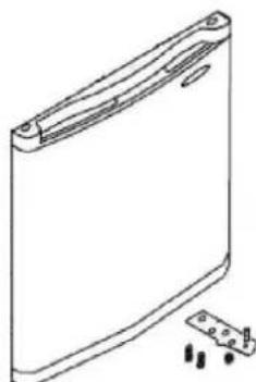 Carrefour Home HDP300W12 - Effectuez les mêmes étapes en sens inverse pour remonter les portes. - 1