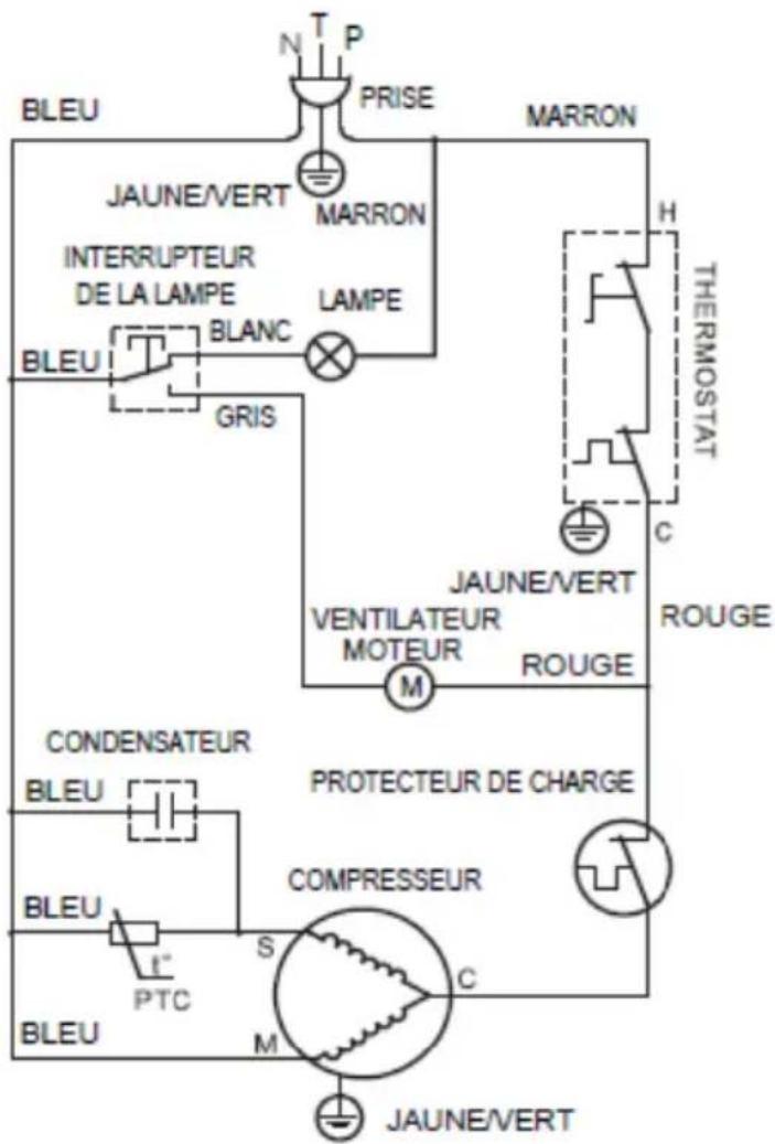 CALIFORNIA BCD295VC - SCHEMA ÉLECTRIQUE - 1