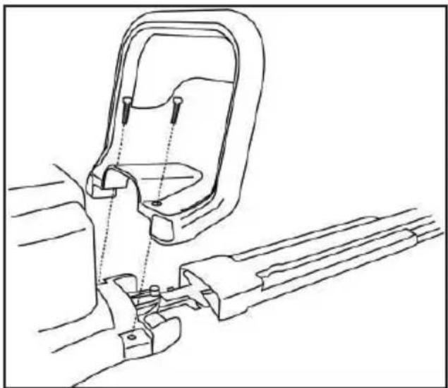 Greatland CL PHT 2660D - A- montage de la poignée avant protège main - 1