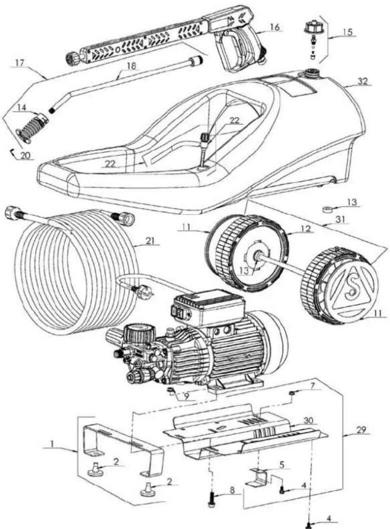 Sidamo F 150 MAX - PIECES DE RECHANGE - 3