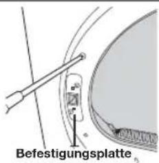 SAMSUNG DV90F5E6HGW - ÄNDERN DER ANSCHLAGSEITE FÜR DIE GERÄTETÜR - 9