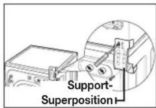 SAMSUNG DV90F5E6HGW - INSTALLATION EN SUPERPOSITION - 6