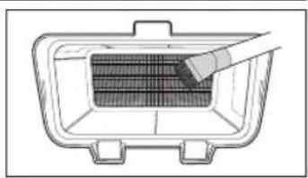 SAMSUNG DV90F5E6HGW - PULIZIA DEL FILTRO DELLO SCAMBIATORE DI CALORE - 7