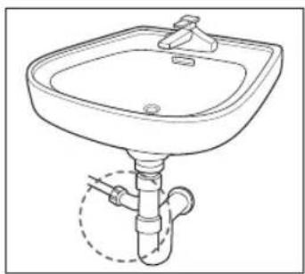 SAMSUNG DV90F5E6HGW - Raccordement du tuyau direct - 3