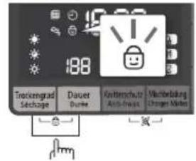 SAMSUNG DV90F5E6HGW - SECURITE ENFANT - 2