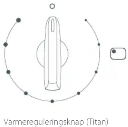 Fisher & Paykel CE901 Titan - Varmeindstilling - Titan - 1