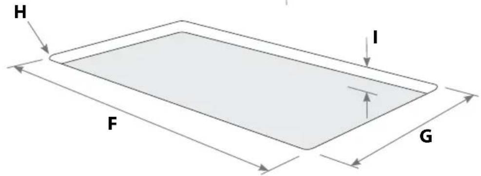 Fisher & Paykel CE901 Titan - Dimensjoner og avstander - 2