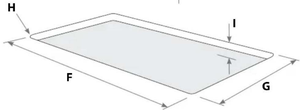 Fisher & Paykel CE901 Titan - Dimensions et écartements - 2