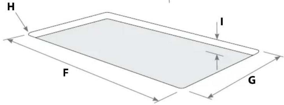 Fisher & Paykel CE901 Titan - Maße und Abstände - 2