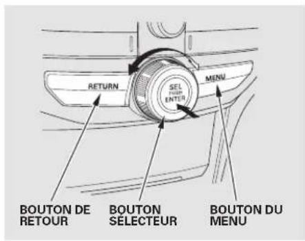 Honda Accord (2009) - Chaîne sonore (modèles EX, EX-L et V6 sans système de navigation) - 1