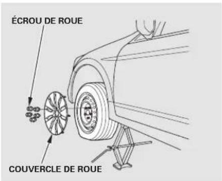 Honda Accord (2009) - Changement d'un pneu crevé - 5