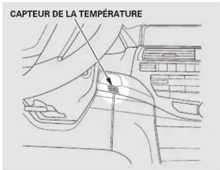 Honda Accord (2009) - Capteur de lumière solaire/capteur de température - 2