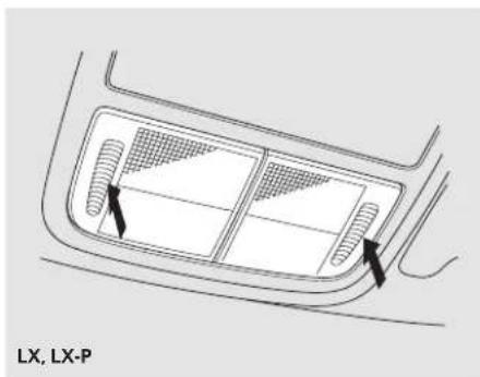 Honda Accord (2009) - Plafonnier Lampes de lecture - 2