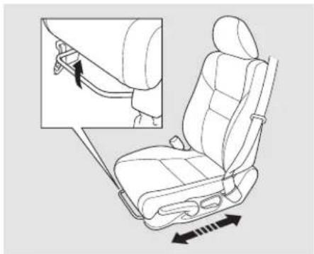 Honda Accord (2009) - Réglages manuels des sièges avant - 1