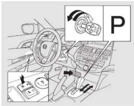 Honda Accord (2009) - Pour programmer le mode Déverrouillage interrupteur d'allumage: - 1