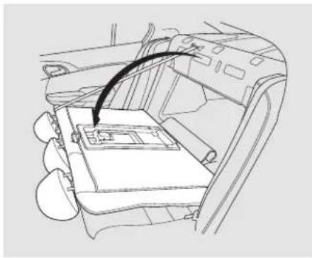 Honda Accord (2009) - Banquette arrière rabattable - 3