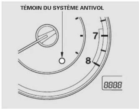 Honda Accord (2009) - Témoin de bas niveau d'essence - 1