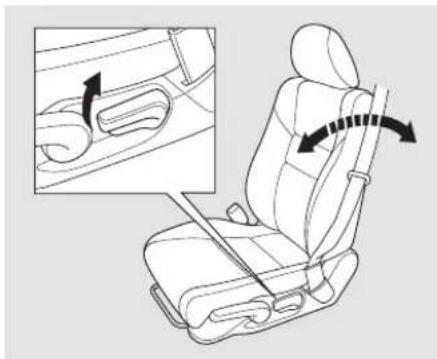 Honda Accord (2009) - Réglages manuels des sièges avant - 2