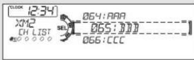 Honda Accord (2009) - Utilisation de la radio satellite XM® (modèles EX-L et EX-L V6 sans système de navigation) - 1