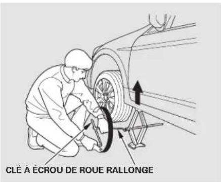 Honda Accord (2009) - Changement d'un pneu crevé - 4