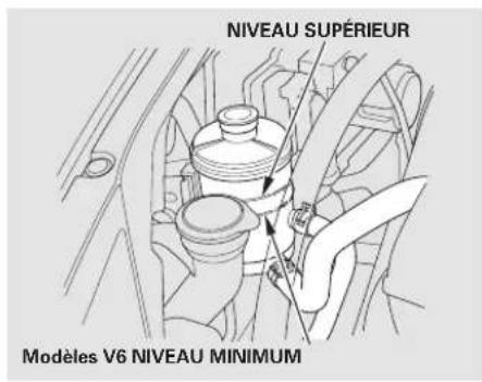 Honda Accord (2009) - Liquide de la servodirection, Courroie de distribution - 1