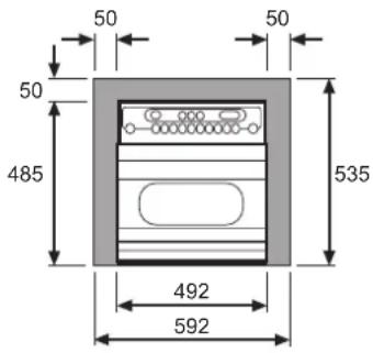 Merrychef microcook HD1925 - EMPLACEMENT ET POSITIONNEMENT - 1