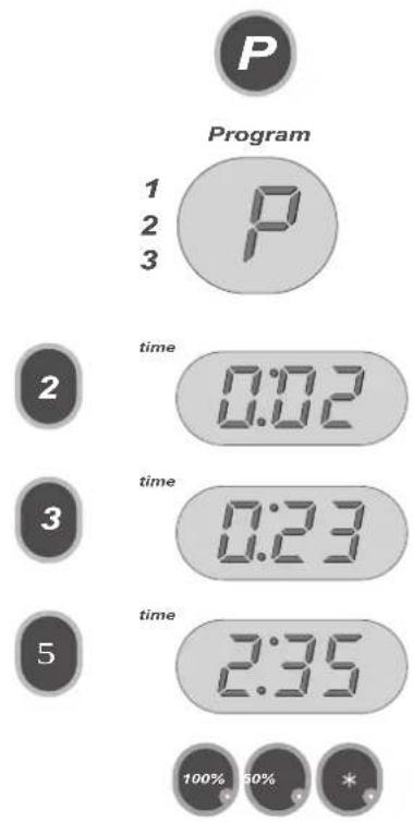 Merrychef microcook HD1925 - Enregistrer en programme simple - 2