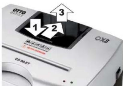 OTTO OX8 - Switching the paper shredder off - 2
