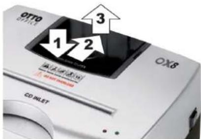 OTTO OX8 - Papiervnetiger uitschakelen - 2