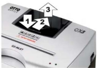 OTTO OX8 - Aktenvernichter ausschalten - 2
