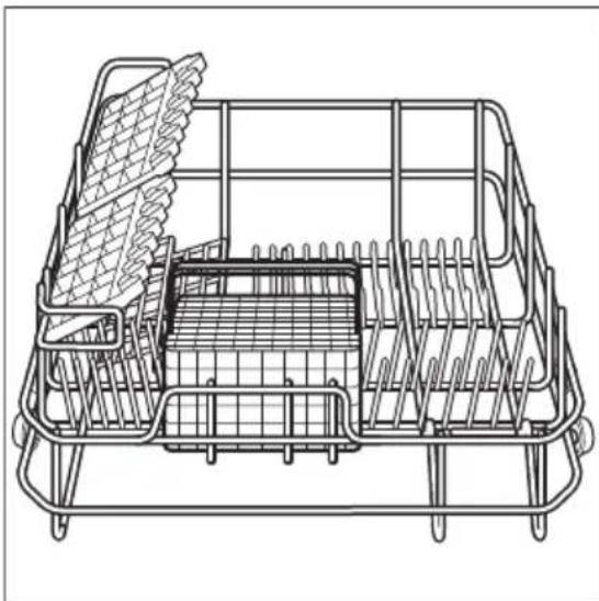 ELECTROLUX ESF2400OK - Caricare il cestello - 1