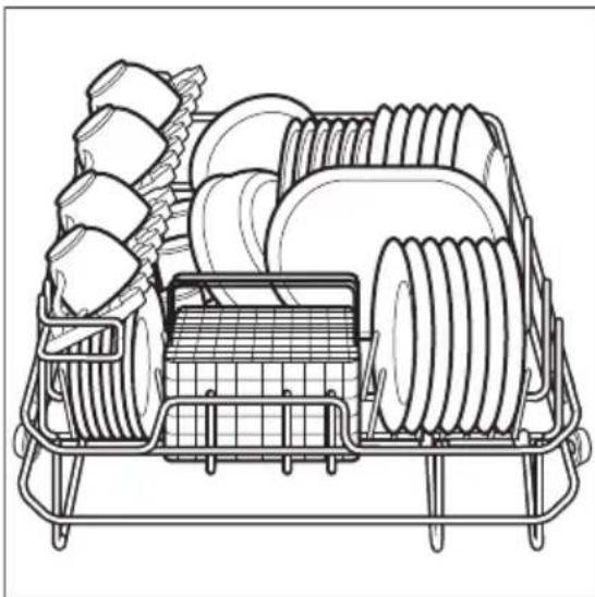 ELECTROLUX ESF2400OK - Caricare il cestello - 3