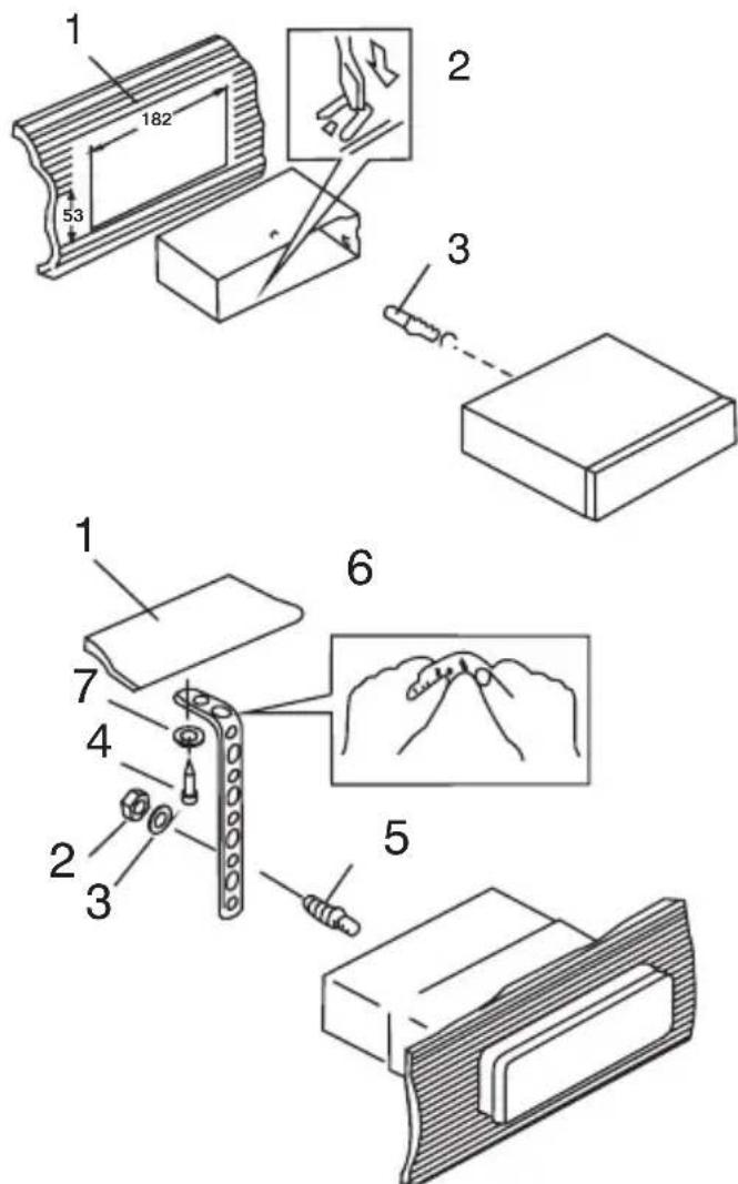 Autofun DVA41UG - YcmaHOeKa ycmpoUcmea e nocadouHoe mecmo cmaHdapma DIN (METO1) - 1