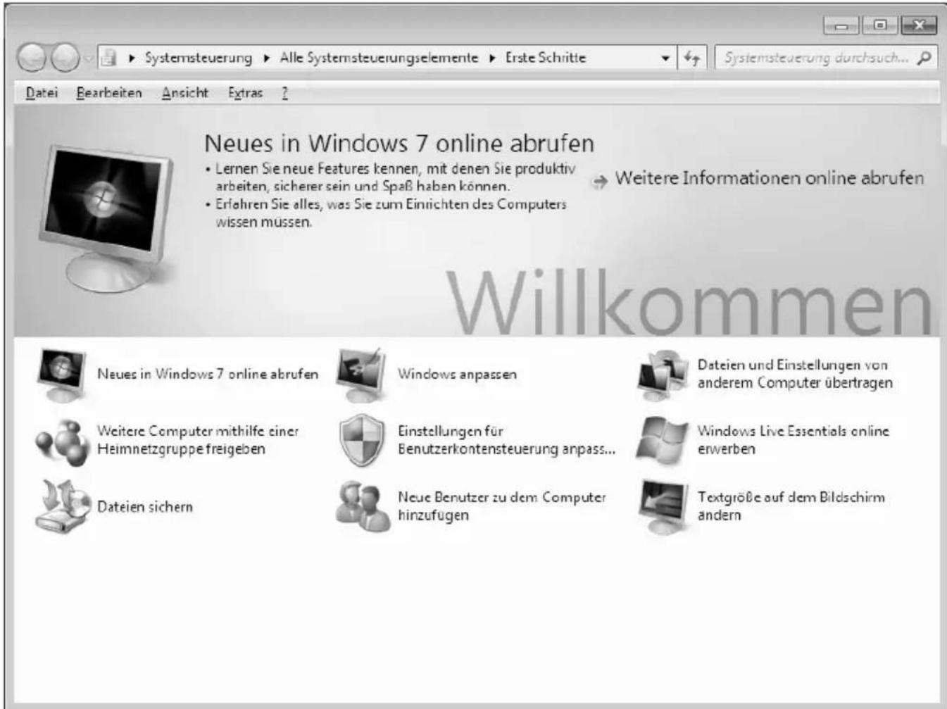 MEDION Akoya E6221MD 97744 - Windows® 7 - Erste Schritte - 1