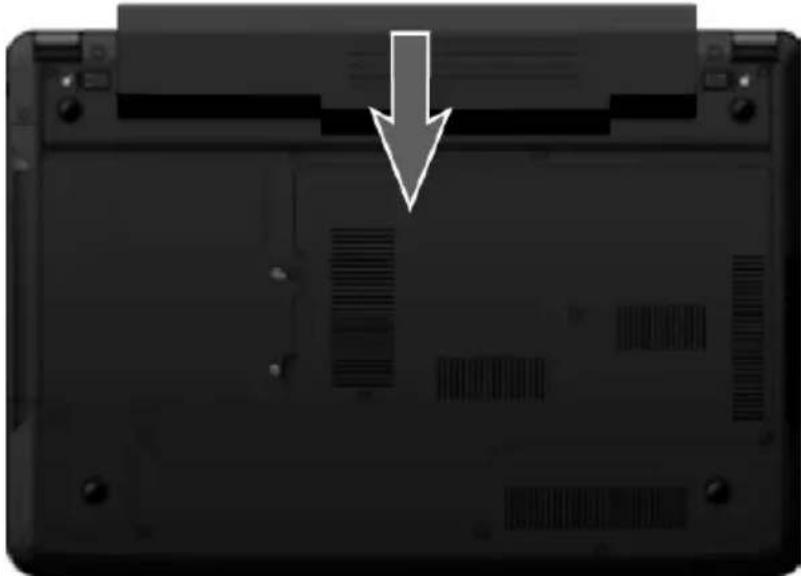 MEDION Akoya E6221MD 97744 - Plaatsen van de accu - 1