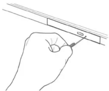 MEDION Akoya E6221MD 97744 - Retrait manuel d'un CD bloqué - 1
