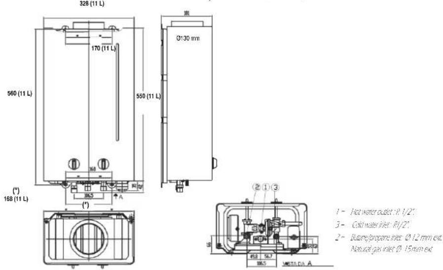 COINTRA Optima 11 D - WATER HEATERS WITHOUT PILOT LIGHT - 1