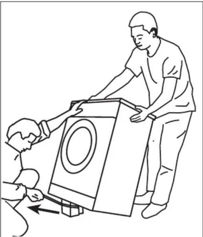 BEKO WMY 71233 LMB3 - Retrait des renforts de conditionnement - 1