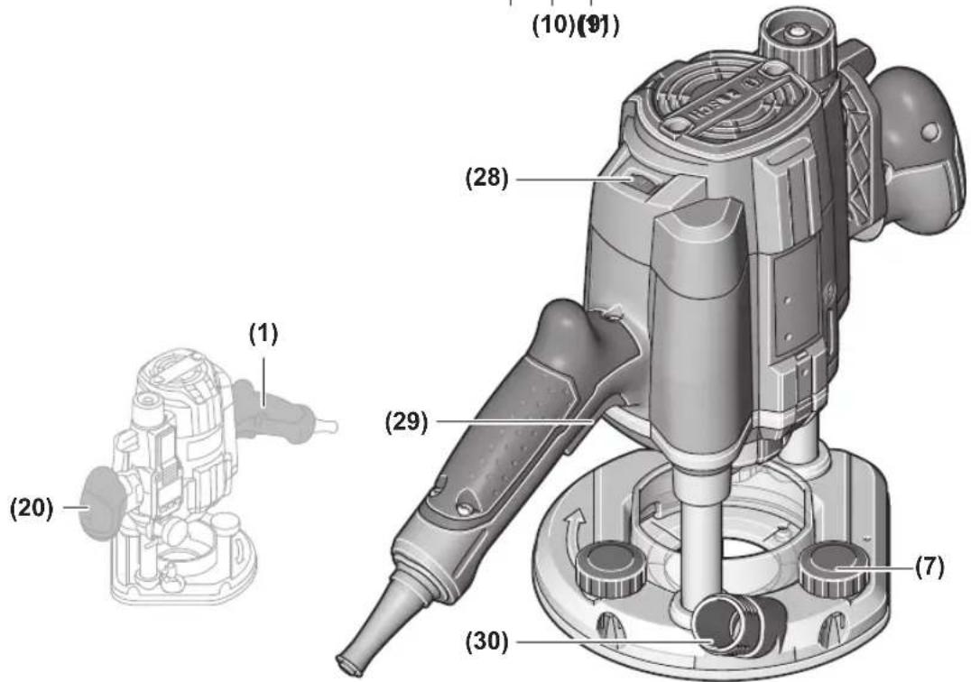 BOSCH GOF 1250 CE Professional - 3