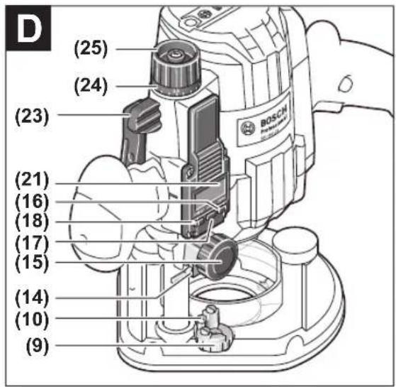 BOSCH GOF 1250 CE Professional - 7