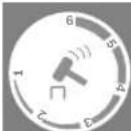 BOSCH PTK 14 EDT - Indstellingsomrade stillehjul 5 - 1