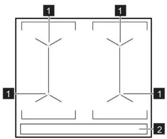 AEG IKE64450XB - Agencement des zones de cuisson - 1
