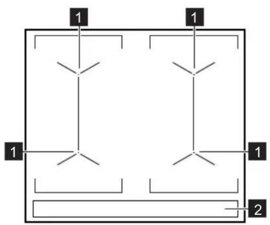 AEG IKE64450XB - Cooking surface layout - 1
