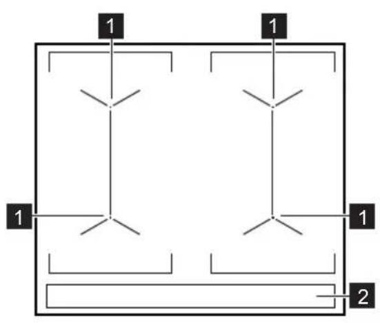 AEG IKE64450XB - Uspořádání varné plochy - 1