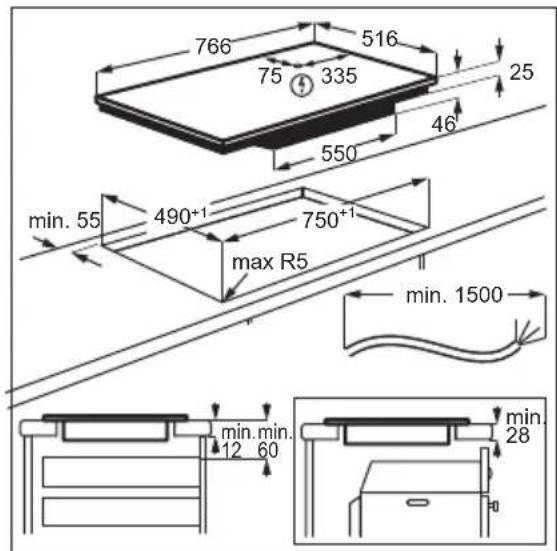 AEG IKE84441XB - Montering - 2