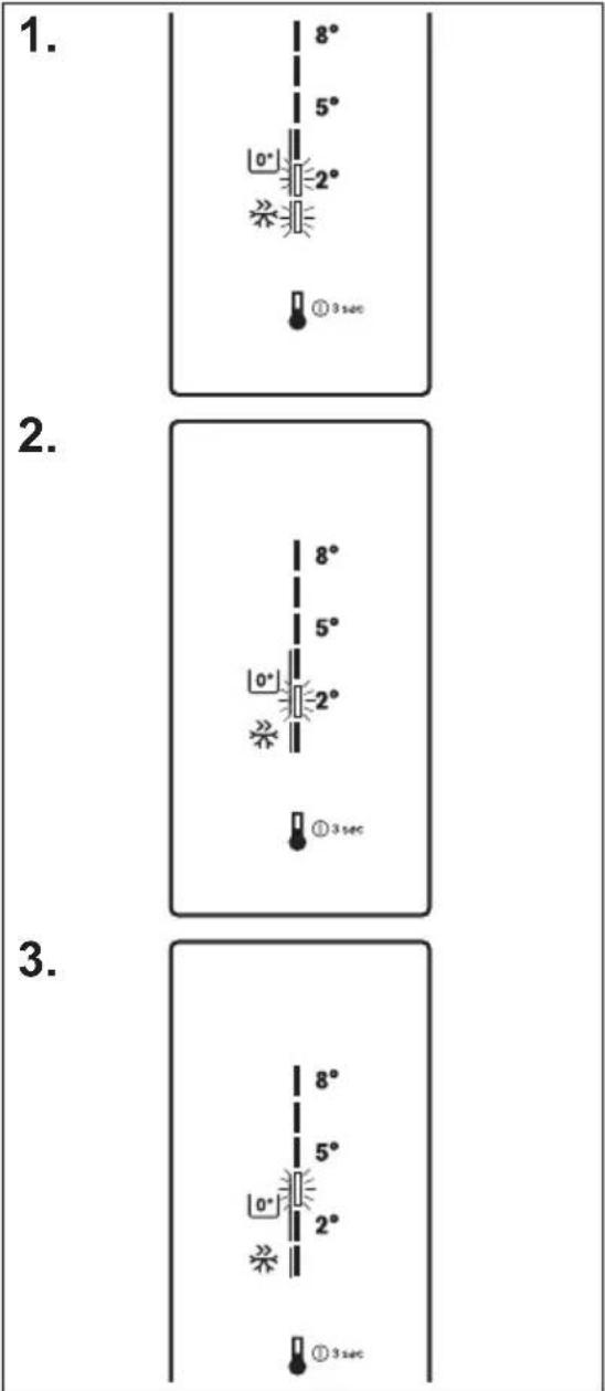 ELECTROLUX EN3390MOX - Ajuste de la temperatura a 0^ en el compartmento NaturaFresh 0^ - 1
